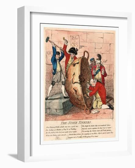 The State Tinkers-James Gillray-Framed Giclee Print