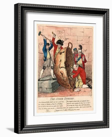 The State Tinkers-James Gillray-Framed Giclee Print