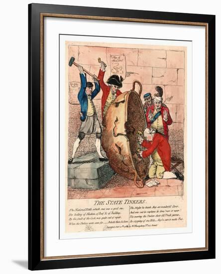 The State Tinkers-James Gillray-Framed Giclee Print