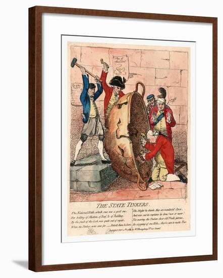 The State Tinkers-James Gillray-Framed Giclee Print