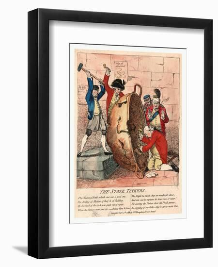 The State Tinkers-James Gillray-Framed Giclee Print