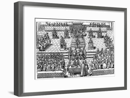 The States General at Orleans, France, 1560-Jacques Tortorel-Framed Giclee Print