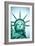 The Statue of Liberty at New York City-Curioso Travel Photography-Framed Photographic Print