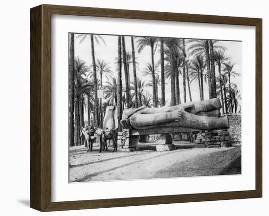 The Statue of Rameses II, Cairo, Egypt, C1920S-null-Framed Giclee Print