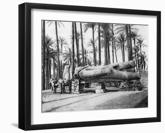 The Statue of Rameses II, Cairo, Egypt, C1920S-null-Framed Giclee Print