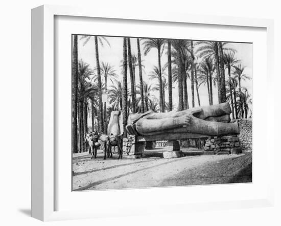 The Statue of Rameses II, Cairo, Egypt, C1920S-null-Framed Giclee Print