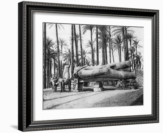 The Statue of Rameses II, Cairo, Egypt, C1920S-null-Framed Giclee Print