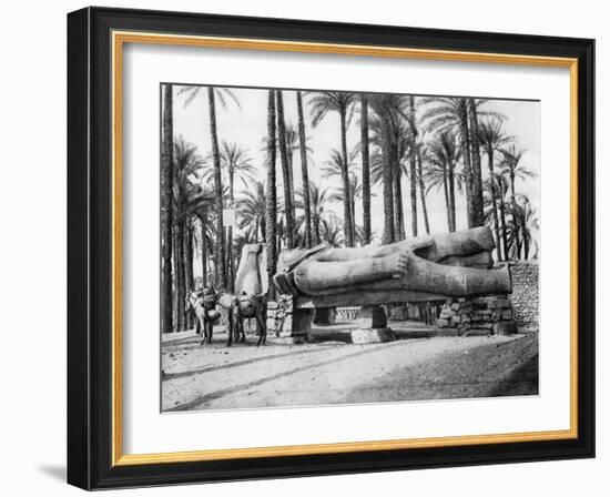 The Statue of Rameses II, Cairo, Egypt, C1920S-null-Framed Giclee Print