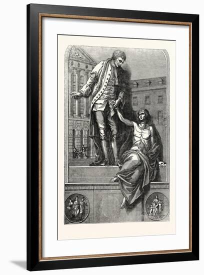 The Statue of Thomas Guy-null-Framed Giclee Print