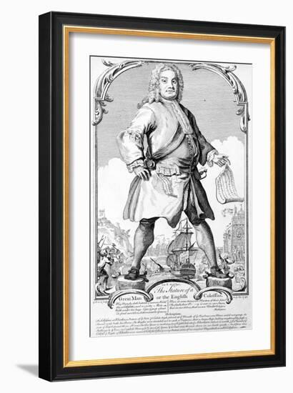 The Stature of a Great Man or an English Colossus-Haynes King-Framed Giclee Print