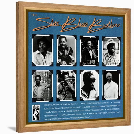 The Stax Blues Brothers-null-Framed Stretched Canvas