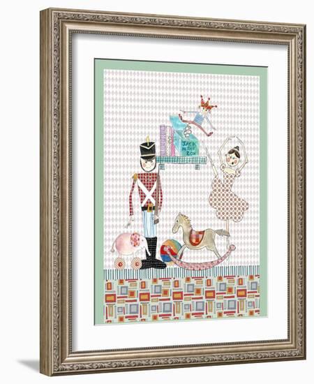 The Steadfast Tin Soldier and His Ballerina-Effie Zafiropoulou-Framed Giclee Print