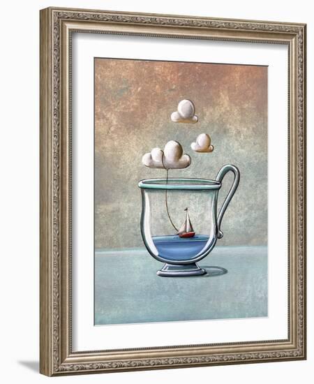 The Steam Boat-Cindy Thornton-Framed Art Print