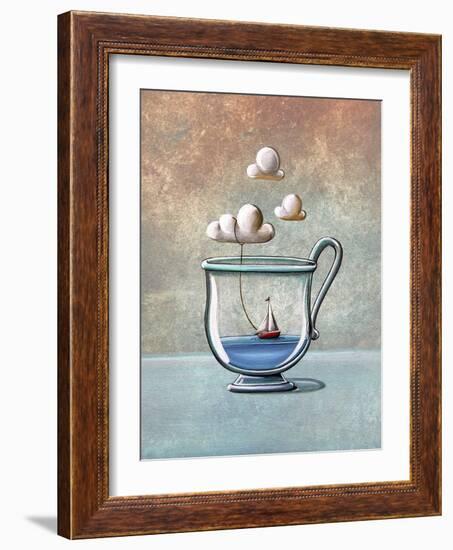 The Steam Boat-Cindy Thornton-Framed Art Print