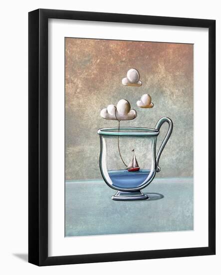 The Steam Boat-Cindy Thornton-Framed Art Print