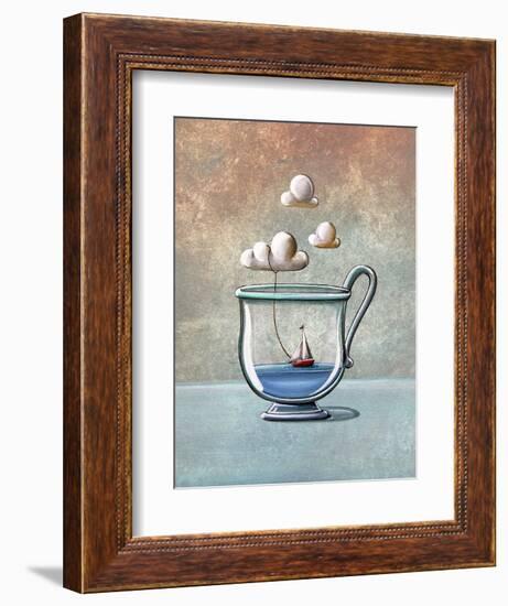 The Steam Boat-Cindy Thornton-Framed Art Print