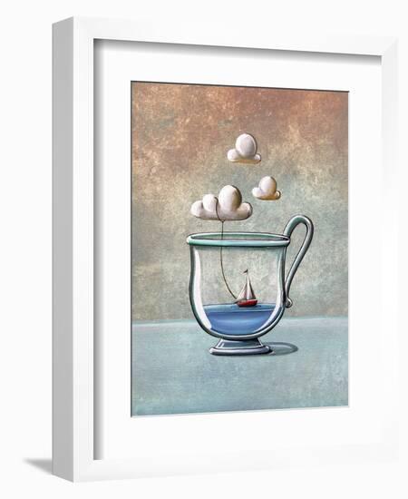 The Steam Boat-Cindy Thornton-Framed Art Print