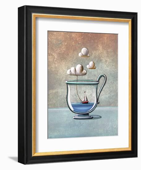 The Steam Boat-Cindy Thornton-Framed Art Print