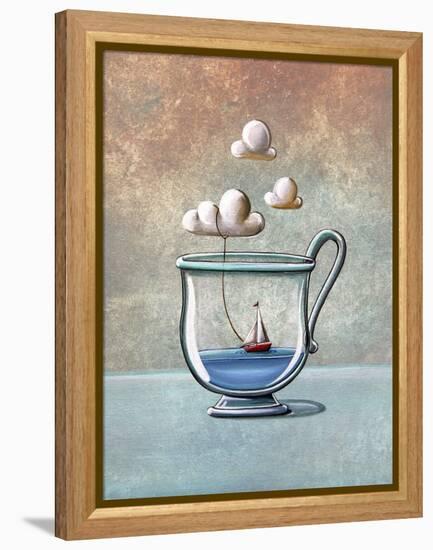 The Steam Boat-Cindy Thornton-Framed Stretched Canvas