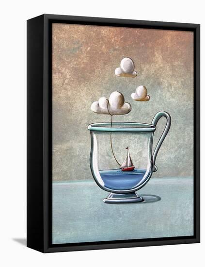 The Steam Boat-Cindy Thornton-Framed Stretched Canvas