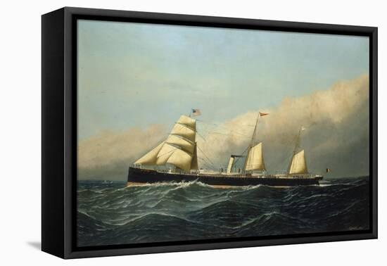 The Steam Ship Jan Breydel, 1882-Antonio Jacobsen-Framed Premier Image Canvas