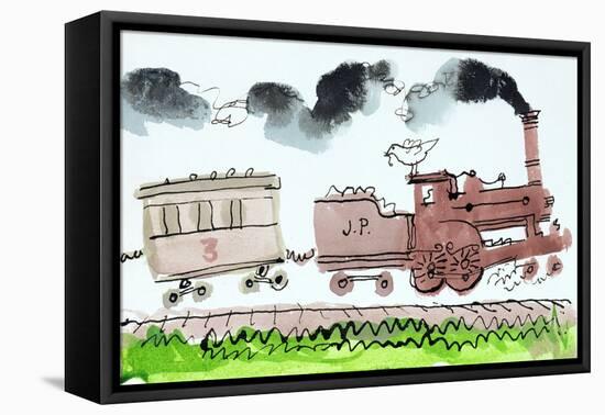 The Steam Train, Part I, 1952-George Adamson-Framed Premier Image Canvas