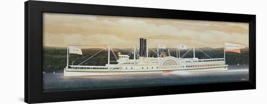 The Steamboat 'Sleepy Hollow'-James Bard-Framed Giclee Print