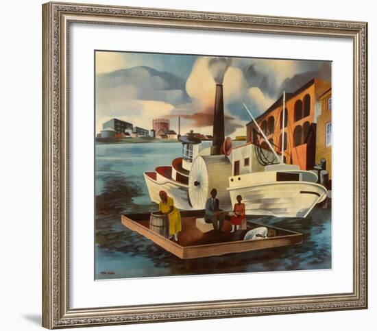 The Steamer-Peter Blume-Framed Collectable Print