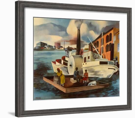 The Steamer-Peter Blume-Framed Collectable Print