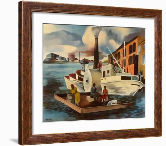 The Steamer-Peter Blume-Framed Collectable Print