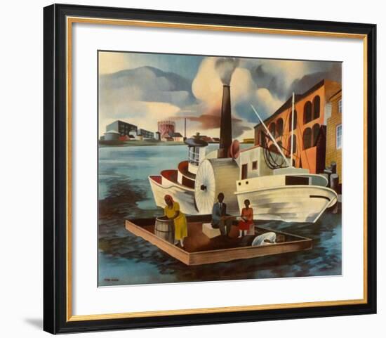 The Steamer-Peter Blume-Framed Collectable Print