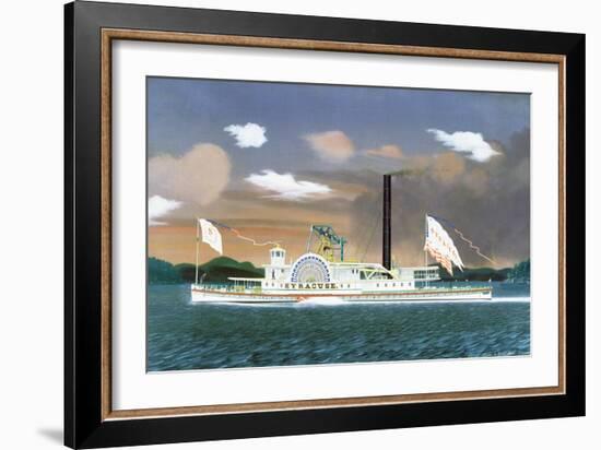 The Steamship Syracuse-James Bard-Framed Giclee Print