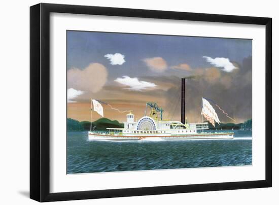 The Steamship Syracuse-James Bard-Framed Giclee Print