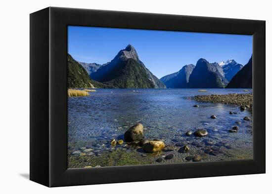 The Steep Cliffs of Milford Sound-Michael-Framed Premier Image Canvas