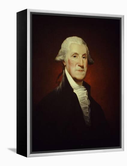 The Steigerwalt-Parker-Hart Portrait of George Washington-Gilbert Stuart-Framed Premier Image Canvas