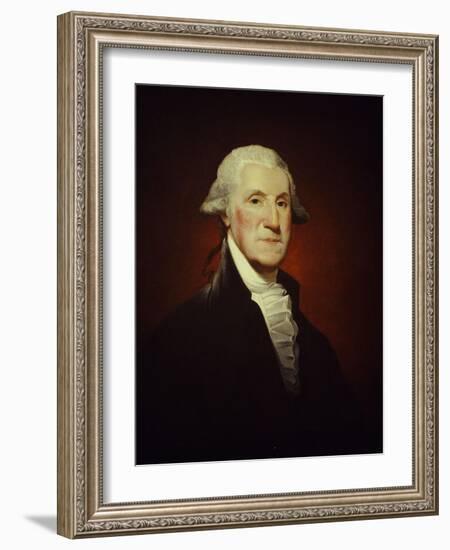 The Steigerwalt-Parker-Hart Portrait of George Washington-Gilbert Stuart-Framed Giclee Print