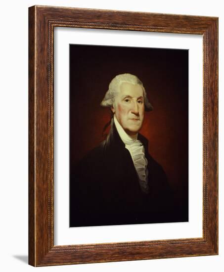 The Steigerwalt-Parker-Hart Portrait of George Washington-Gilbert Stuart-Framed Giclee Print