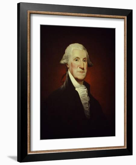 The Steigerwalt-Parker-Hart Portrait of George Washington-Gilbert Stuart-Framed Giclee Print