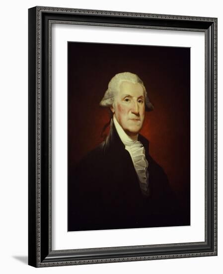 The Steigerwalt-Parker-Hart Portrait of George Washington-Gilbert Stuart-Framed Giclee Print