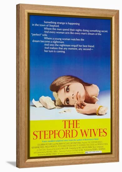 The Stepford Wives, Katharine Ross on poster art, 1975-null-Framed Stretched Canvas