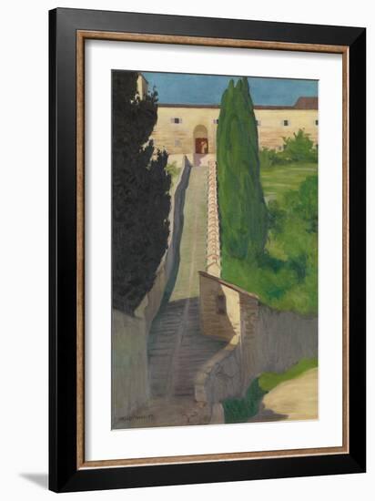 The Steps of the Convent of San Marco, Perugia, 1913-Félix Vallotton-Framed Giclee Print