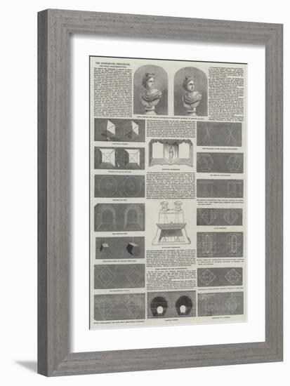 The Stereoscope, Pseudoscope, and Solid Daguerreotypes-null-Framed Giclee Print