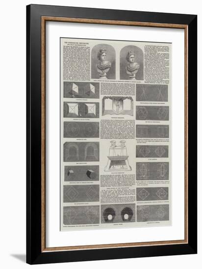 The Stereoscope, Pseudoscope, and Solid Daguerreotypes-null-Framed Giclee Print