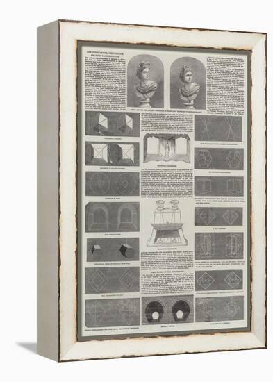 The Stereoscope, Pseudoscope, and Solid Daguerreotypes-null-Framed Premier Image Canvas