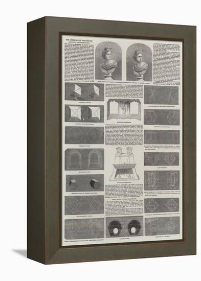 The Stereoscope, Pseudoscope, and Solid Daguerreotypes-null-Framed Premier Image Canvas