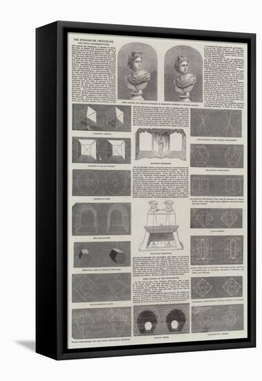 The Stereoscope, Pseudoscope, and Solid Daguerreotypes-null-Framed Premier Image Canvas