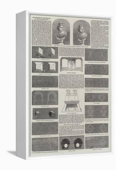 The Stereoscope, Pseudoscope, and Solid Daguerreotypes-null-Framed Premier Image Canvas