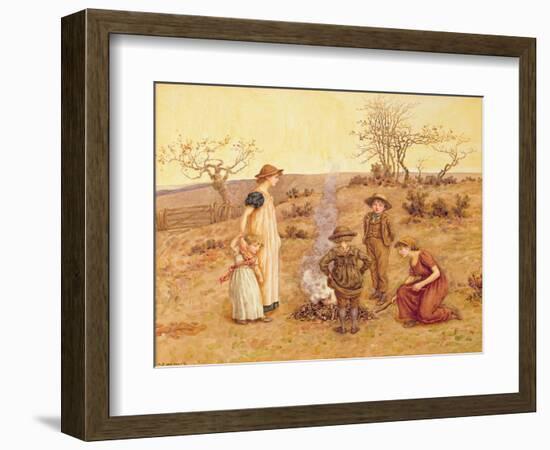 The Stick Fire-Kate Greenaway-Framed Giclee Print