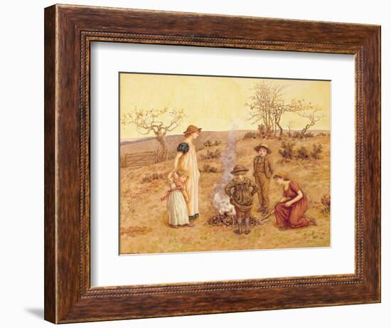 The Stick Fire-Kate Greenaway-Framed Giclee Print