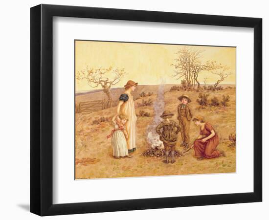 The Stick Fire-Kate Greenaway-Framed Giclee Print